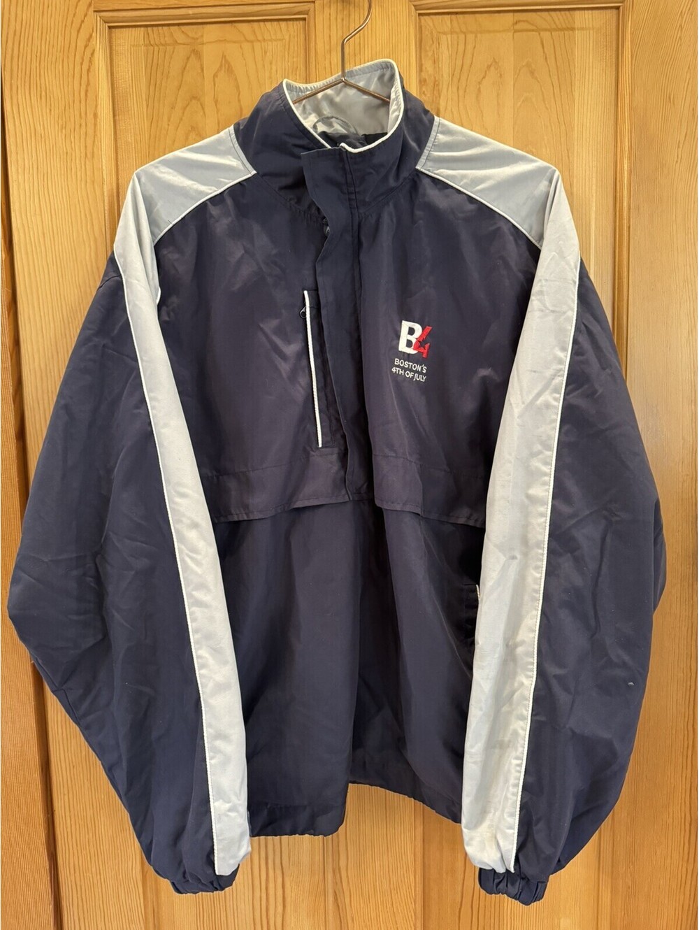 Men’s Vintage Antigua 1/4 Zip Pullover Windbreaker Size Large